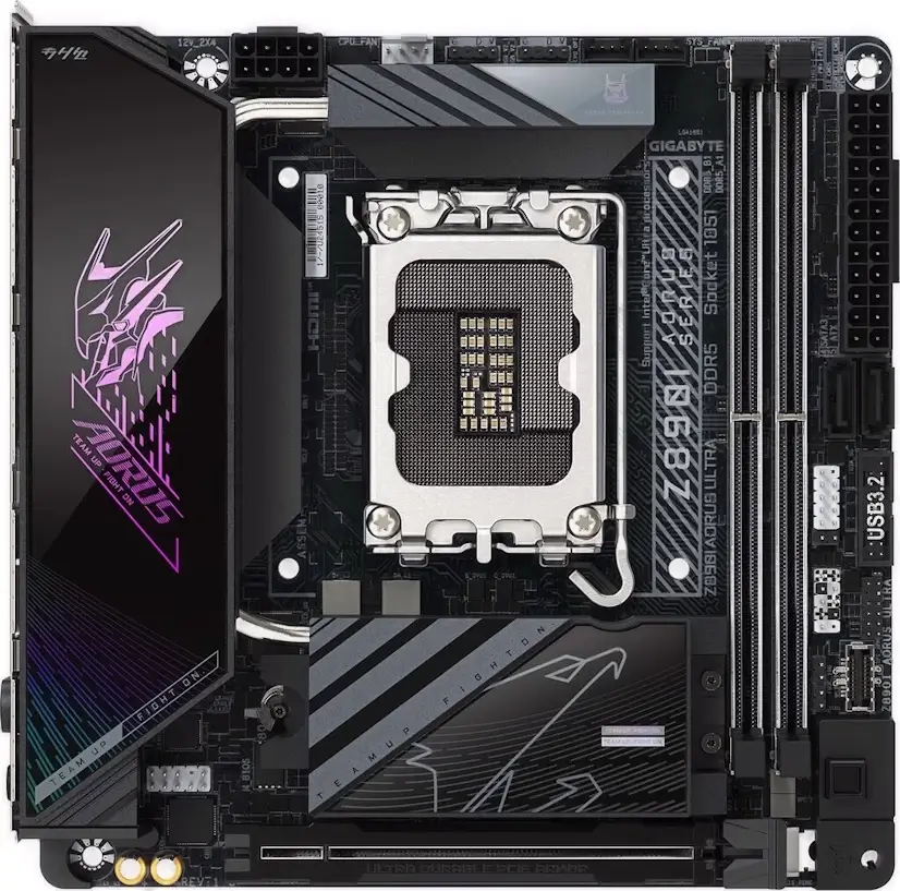 Montaje Placas Base Gigabyte Z890I AORUS ULTRA Gaming PC Valdefuentes Montaje Placa Base Gigabyte Z890I AORUS ULTRA Gaming PC Valdefuentes